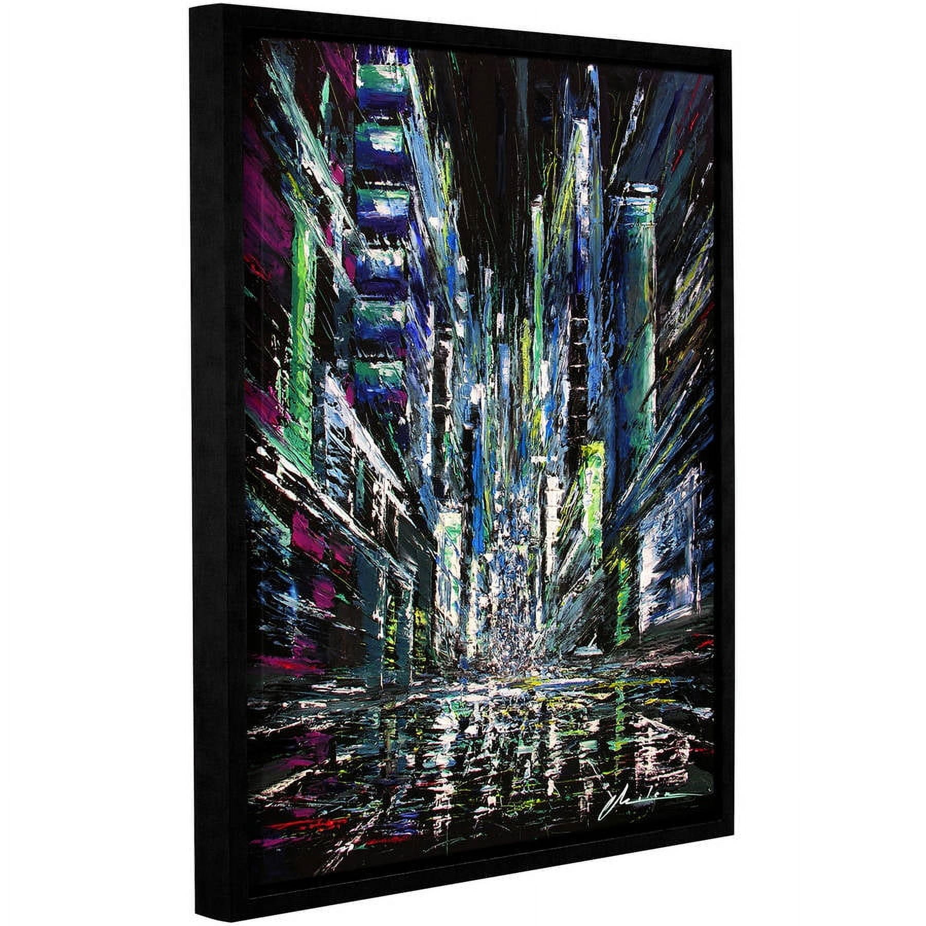 ArtWall Milen Tod "Moving Forward" Gallery-wrapped Floater-framed Canvas
