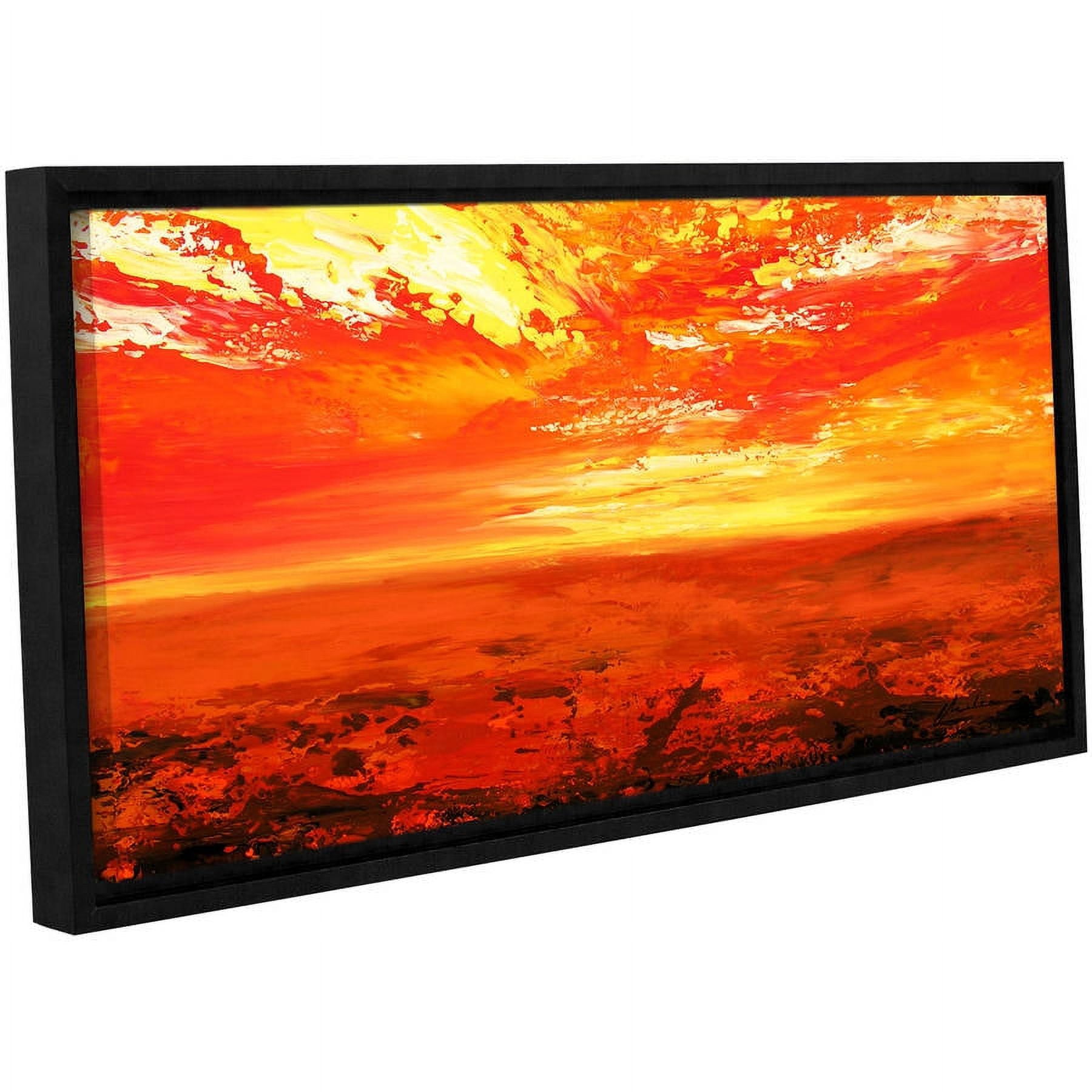 ArtWall Milen Tod "Neather" Gallery-wrapped Floater-framed Canvas