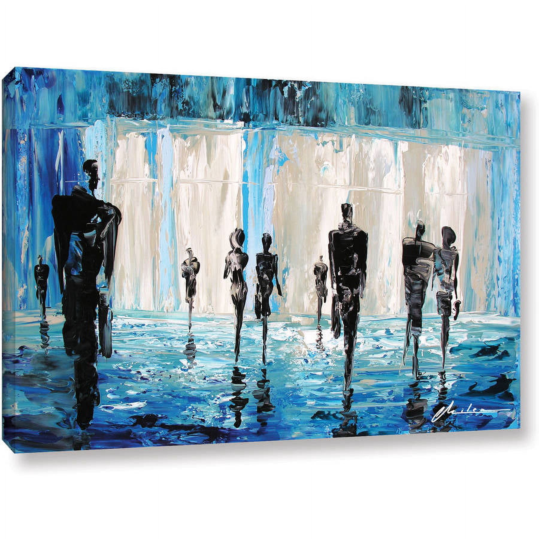 ArtWall Milen Tod "Perfect Strangers" Gallery-wrapped Canvas