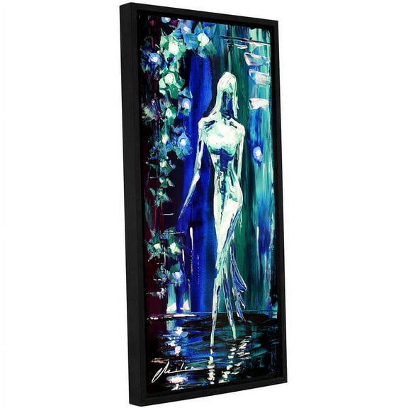 ArtWall Milen Tod "Vixen" Gallery-wrapped Floater-framed Canvas