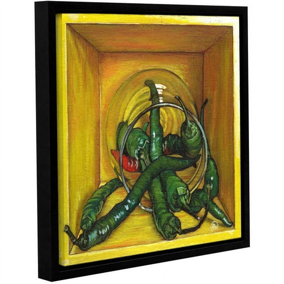 ArtWall Paige Wallis "Cayenne" Gallery-wrapped Floater-framed Canvas