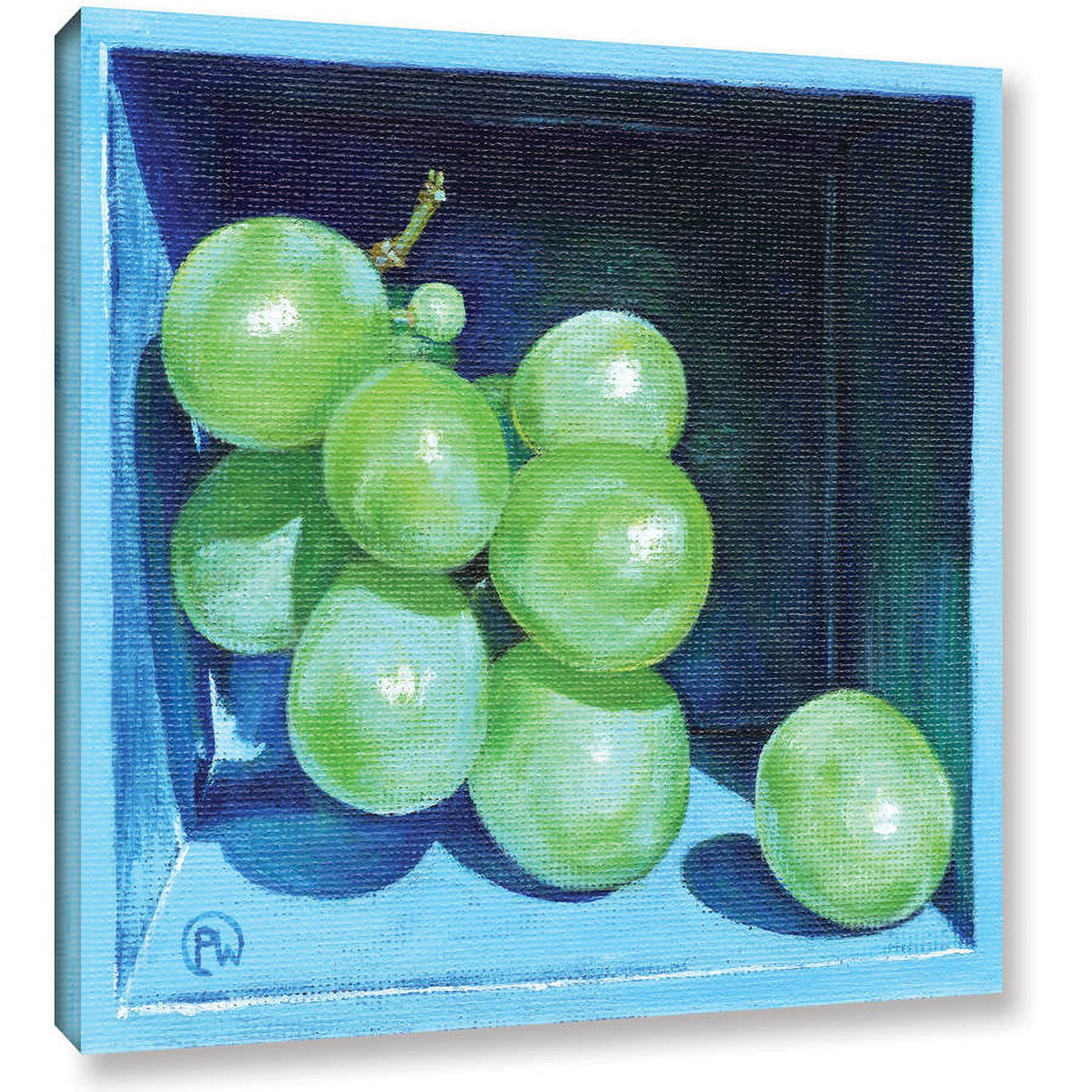 ArtWall Paige Wallis "Green Grapes" Gallery-wrapped Canvas