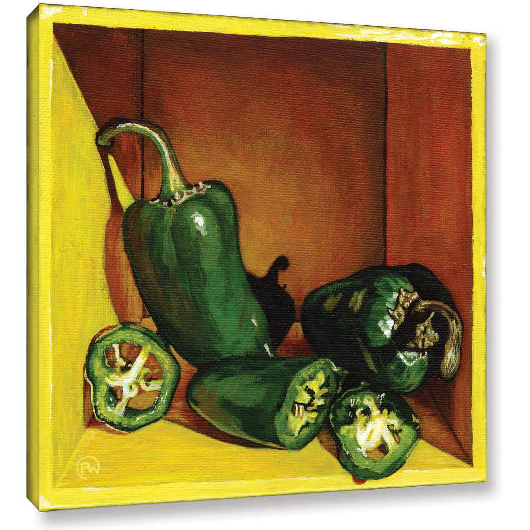 ArtWall Paige Wallis "Jalapeno" Gallery-wrapped Canvas