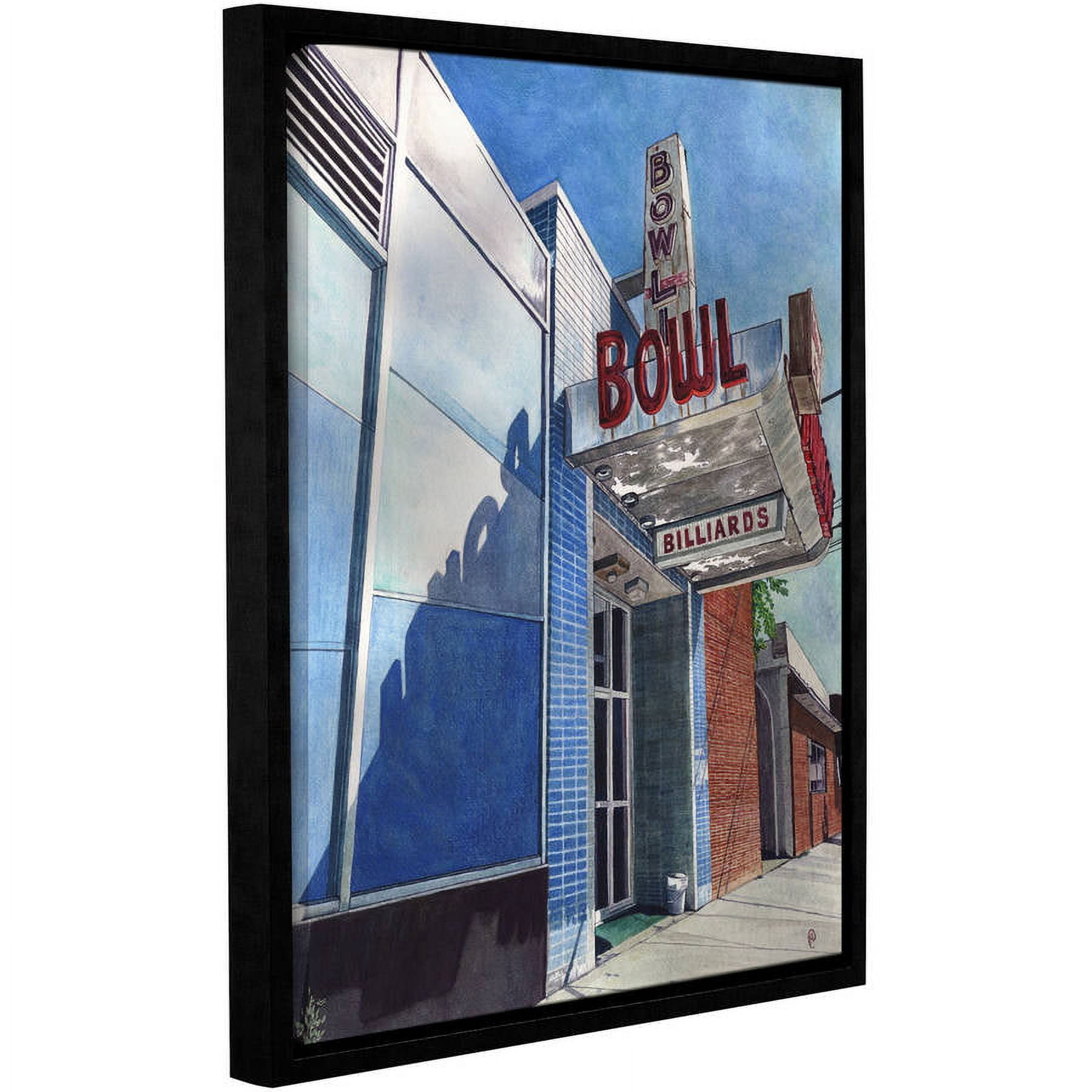 ArtWall Paige Wallis "Open Lanes" Gallery-wrapped Floater-framed Canvas