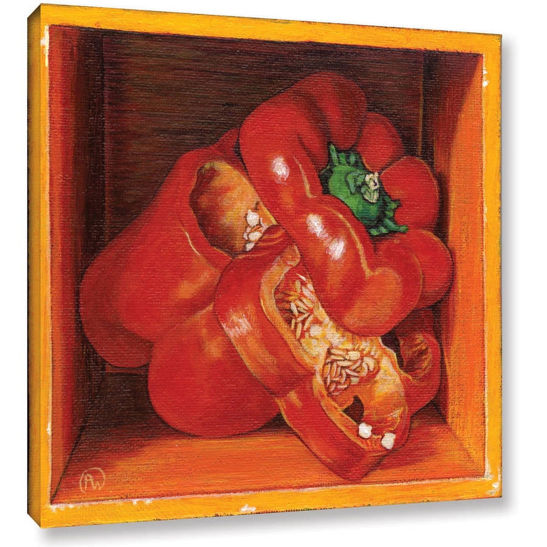 ArtWall Paige Wallis "Redbell" Gallery-wrapped Canvas