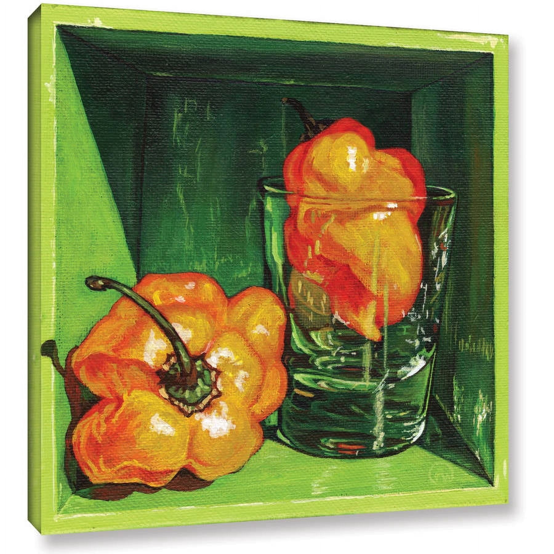 ArtWall Paige Wallis "Scotch Bonnet" Gallery-wrapped Canvas