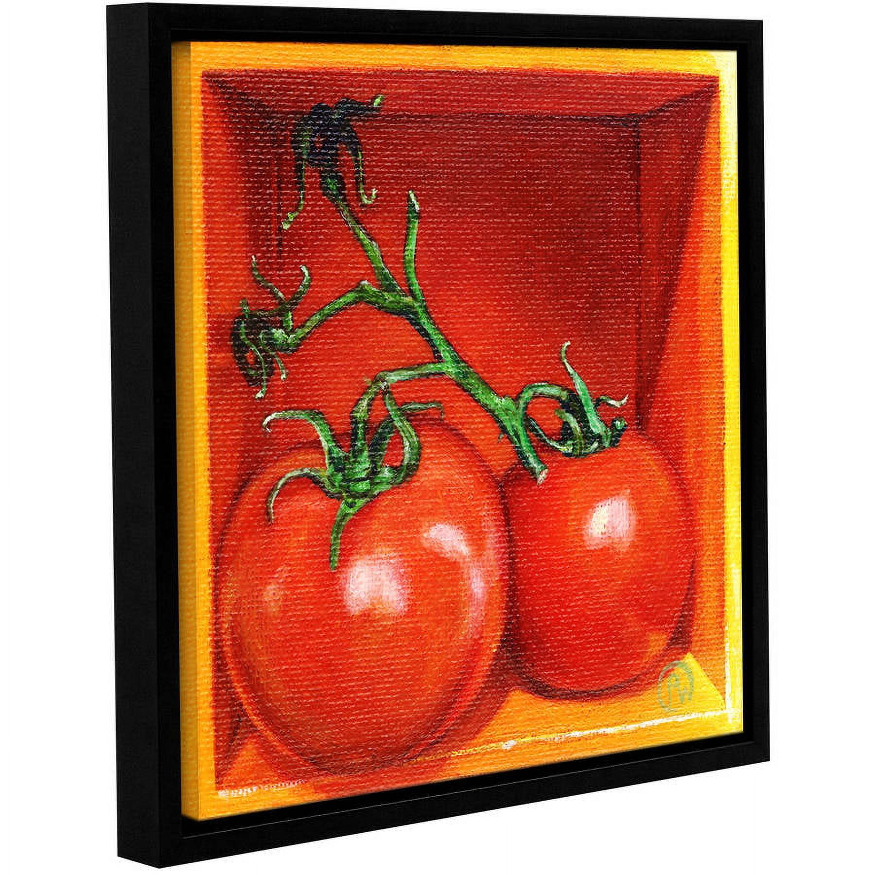 ArtWall Paige Wallis "Tomayto Tomahto" Gallery-wrapped Floater-framed Canvas