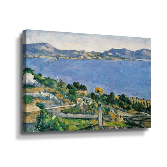 ArtWall Paul Cezanne L'Estaque of the Bay of Marseilles Wall Art