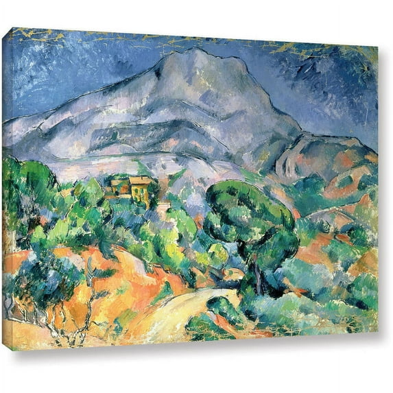 ArtWall Paul Cezanne "Mont Sainte-Victoire" Gallery-wrapped Canvas