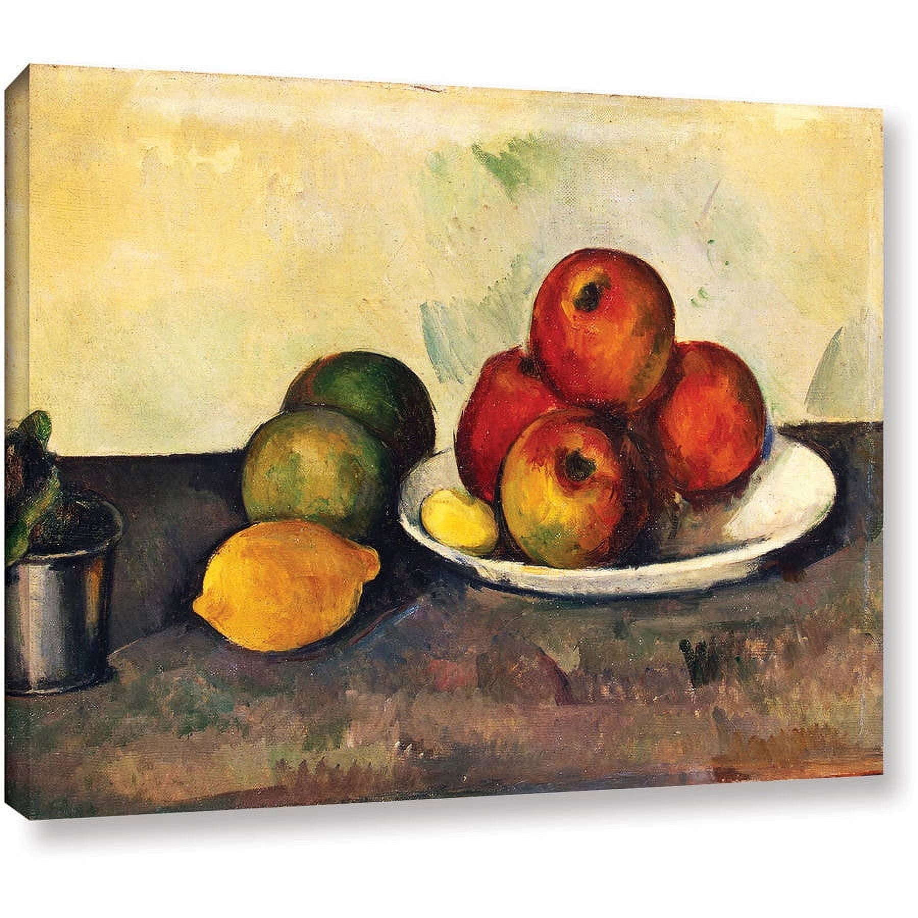 ArtWall Paul Cezanne "Still Life with Apples" Gallery-wrapped Canvas