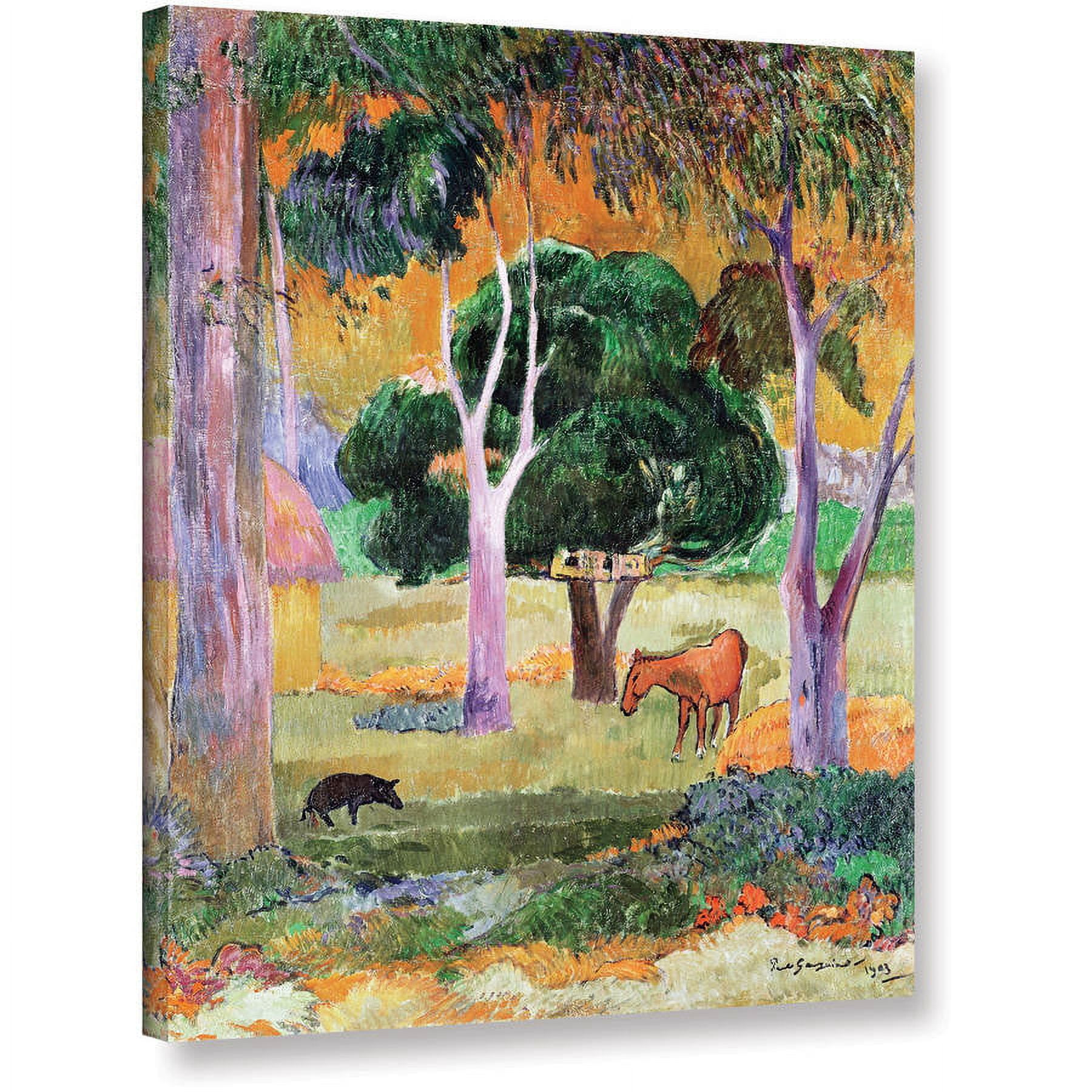 ArtWall Paul Gauguin "Dominican Landscape" Gallery-wrapped Canvas