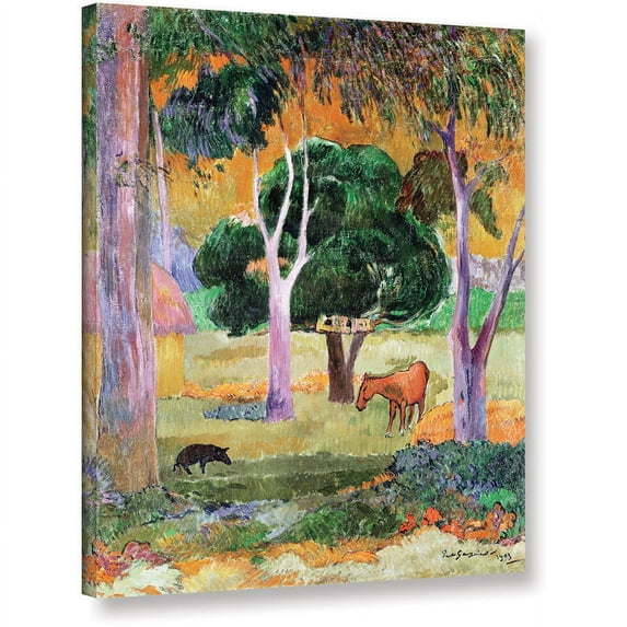 ArtWall Paul Gauguin "Dominican Landscape" Gallery-wrapped Canvas