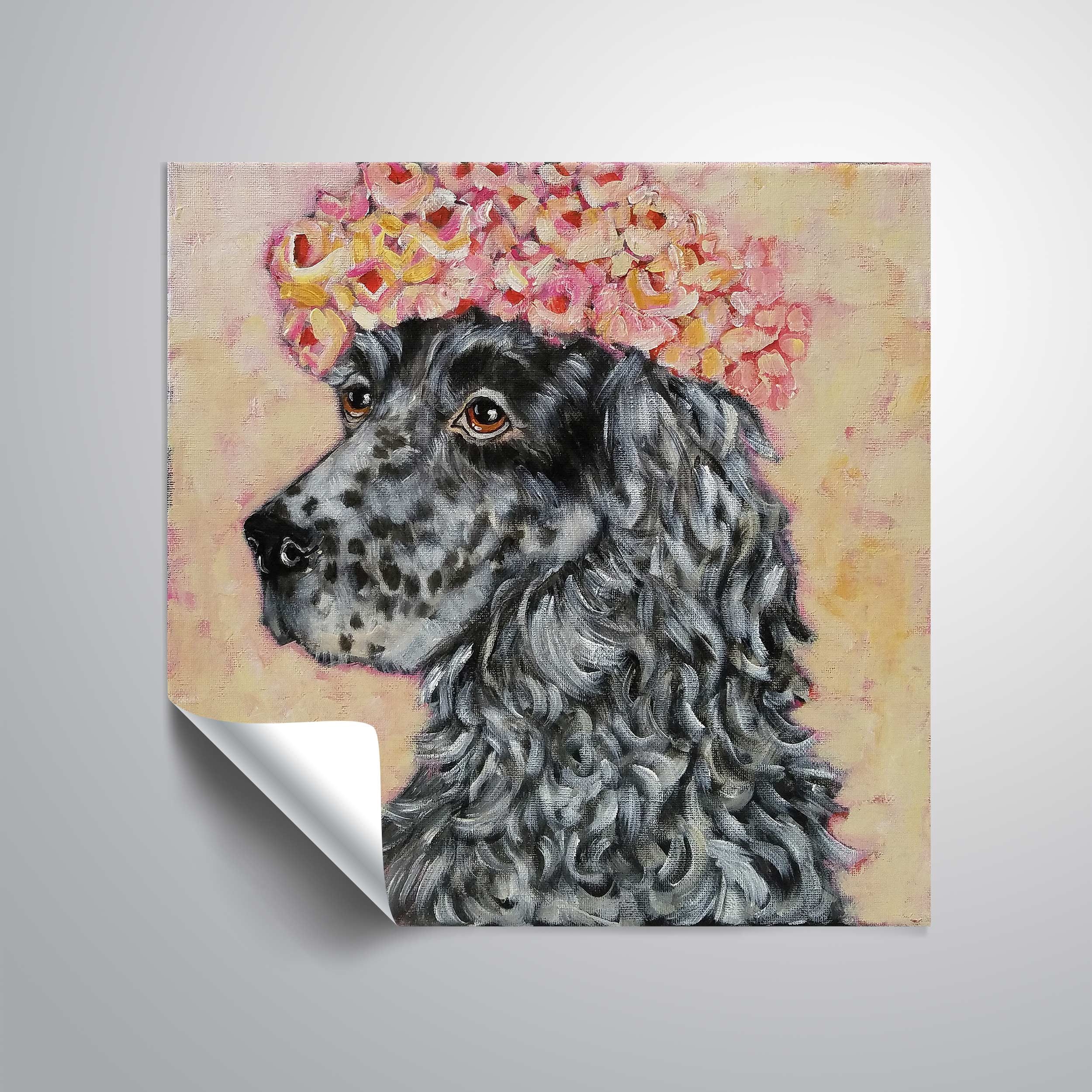 ArtWall Petal Pusher, Removable Wall Art Mural by Holly Wojahn
