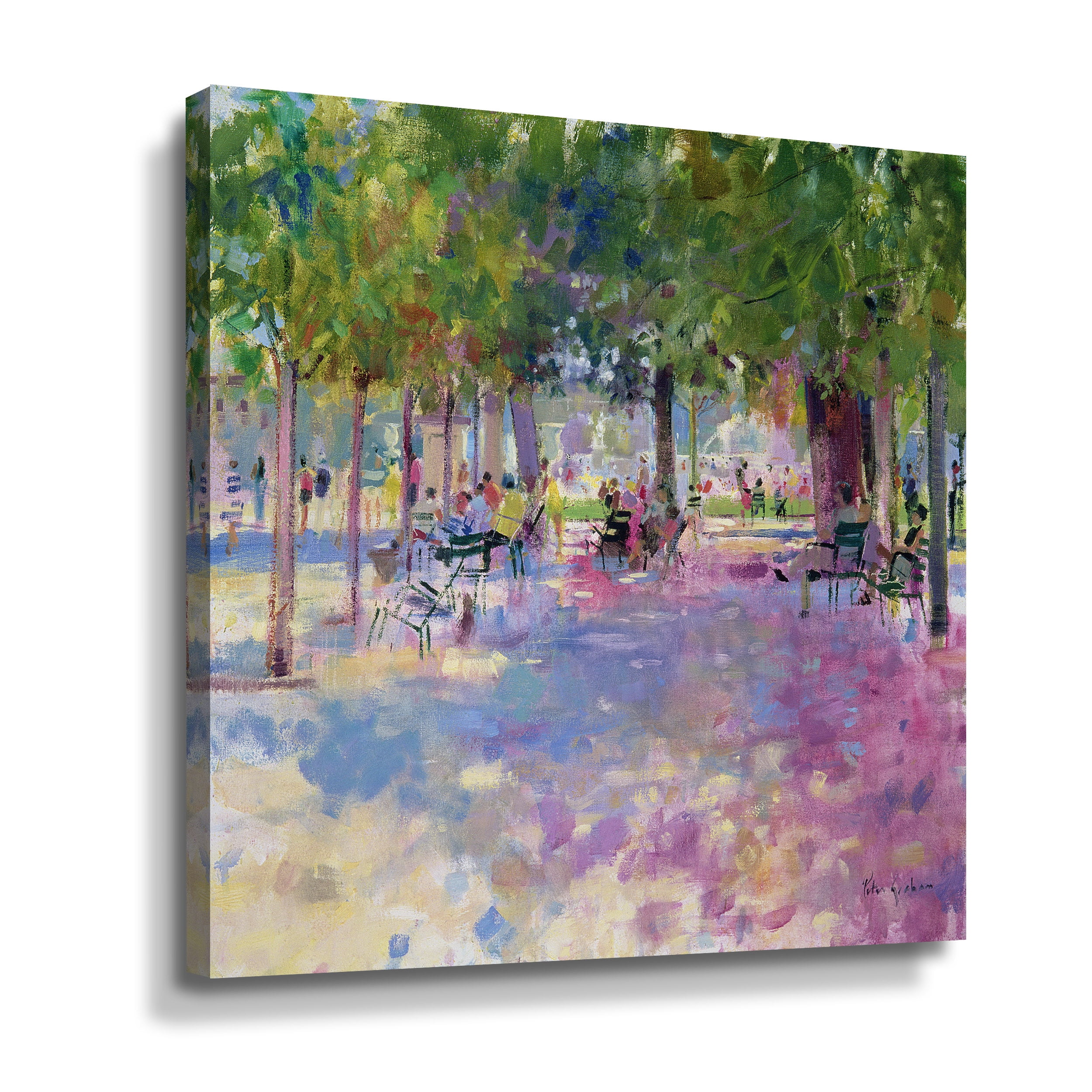 ArtWall Peter Graham Tuileries, Paris Wall Art Wall Art