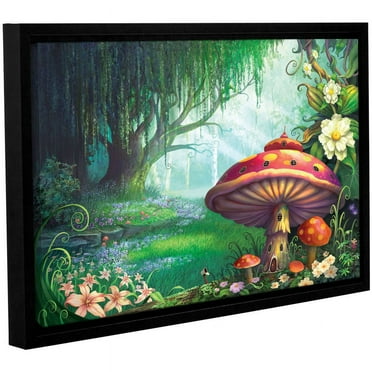 ArtWall Philip Straub "Enchanted Forest" Gallery-wrapped Floater-framed Canvas
