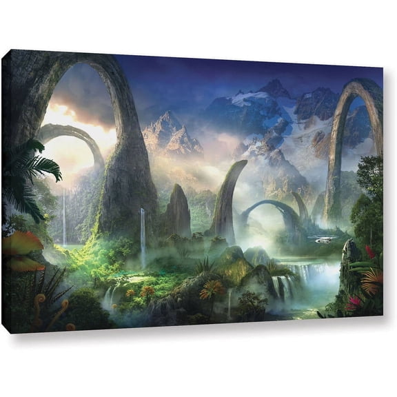 ArtWall Philip Straub "Great North Road" Gallery-wrapped Canvas