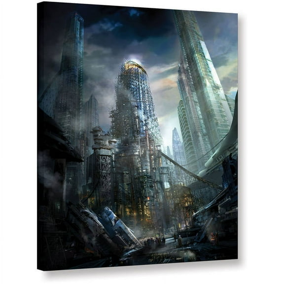 ArtWall Philip Straub "Industrialize" Gallery-wrapped Canvas