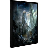 ArtWall Philip Straub "Industrialize" Gallery-wrapped Floater-framed Canvas
