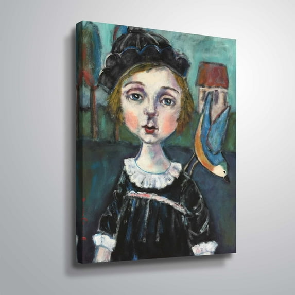 ArtWall ROBE NOIR, Gallery Wrapped Canvas by Holly Wojahn