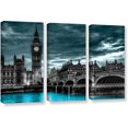 thumbnail image 1 of ArtWall Revolver Ocelot "London" 3 Piece Gallery-Wrapped Canvas, 1 of 3