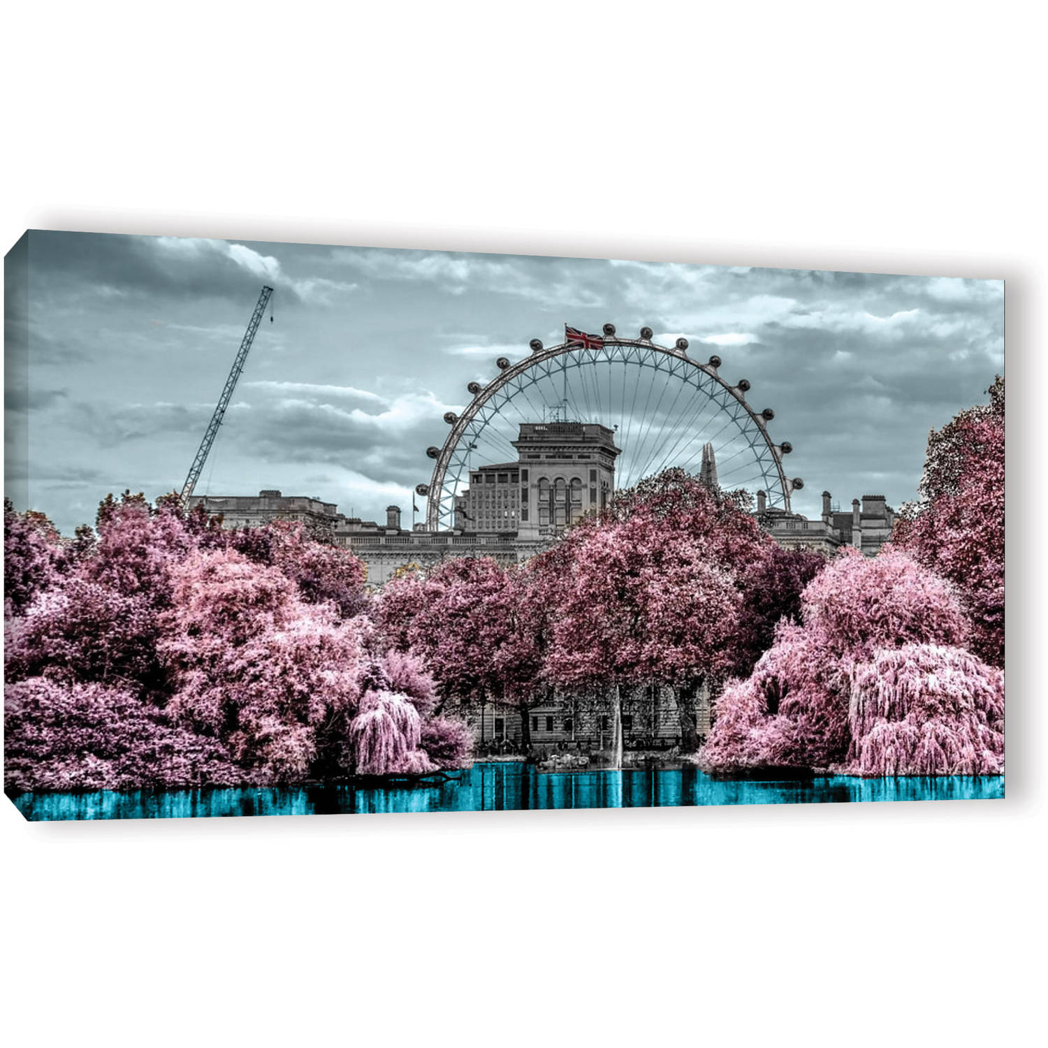 ArtWall Revolver Ocelot "London II" Gallery-Wrapped Canvas