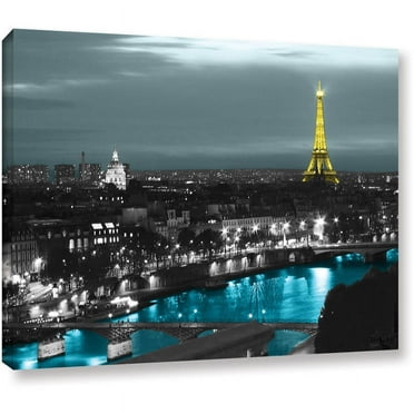 ArtWall Revolver Ocelot "Paris" Gallery-Wrapped Canvas