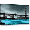 thumbnail image 1 of ArtWall Revolver Ocelot "San Fransico Bridge II" Gallery-Wrapped Canvas, 1 of 3