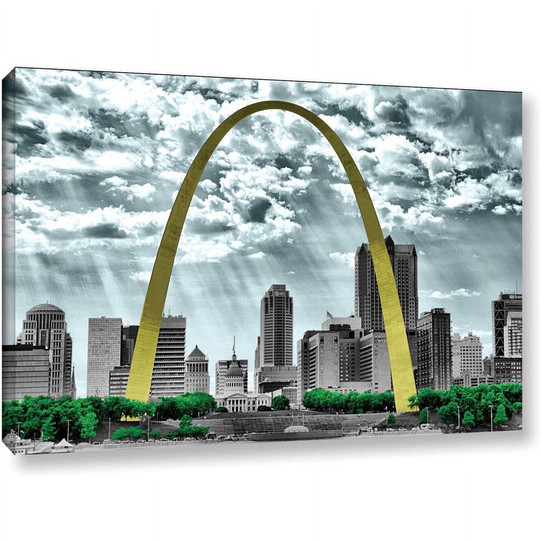 ArtWall Revolver Ocelot "St Louis" Gallery-Wrapped Canvas
