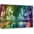 thumbnail image 1 of ArtWall Revolver Ocelot "Tokoyo Night II" Gallery-Wrapped Canvas, 1 of 2