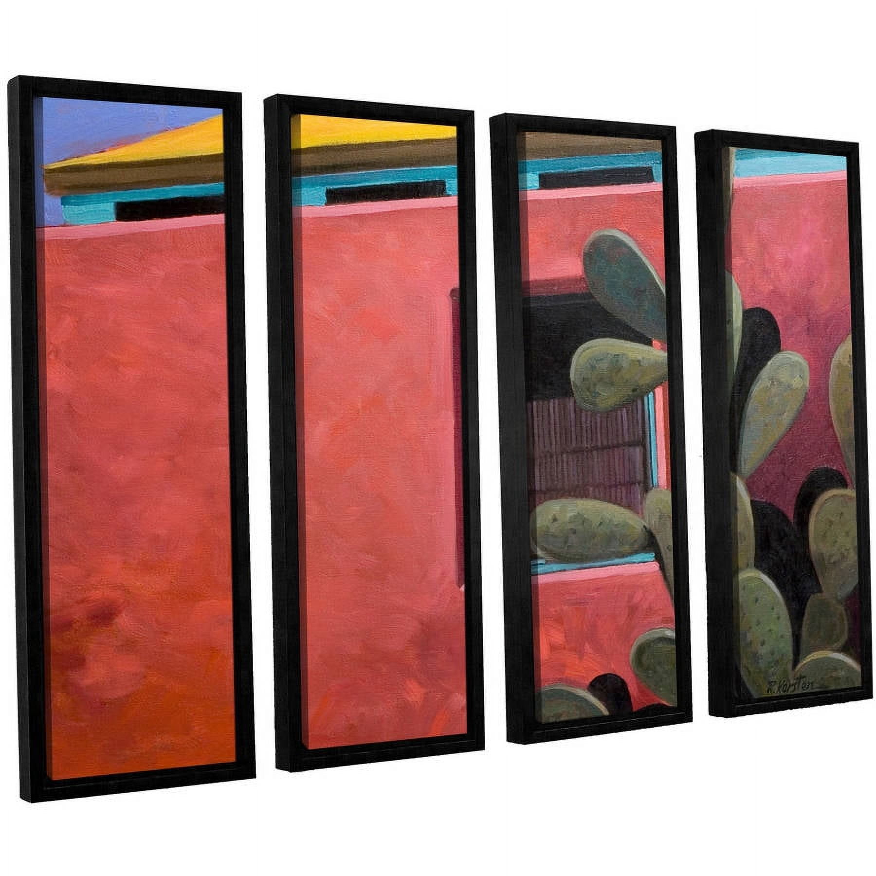 ArtWall Rick Kersten "Adobe Color" 4-Piece Floater-framed Canvas Set