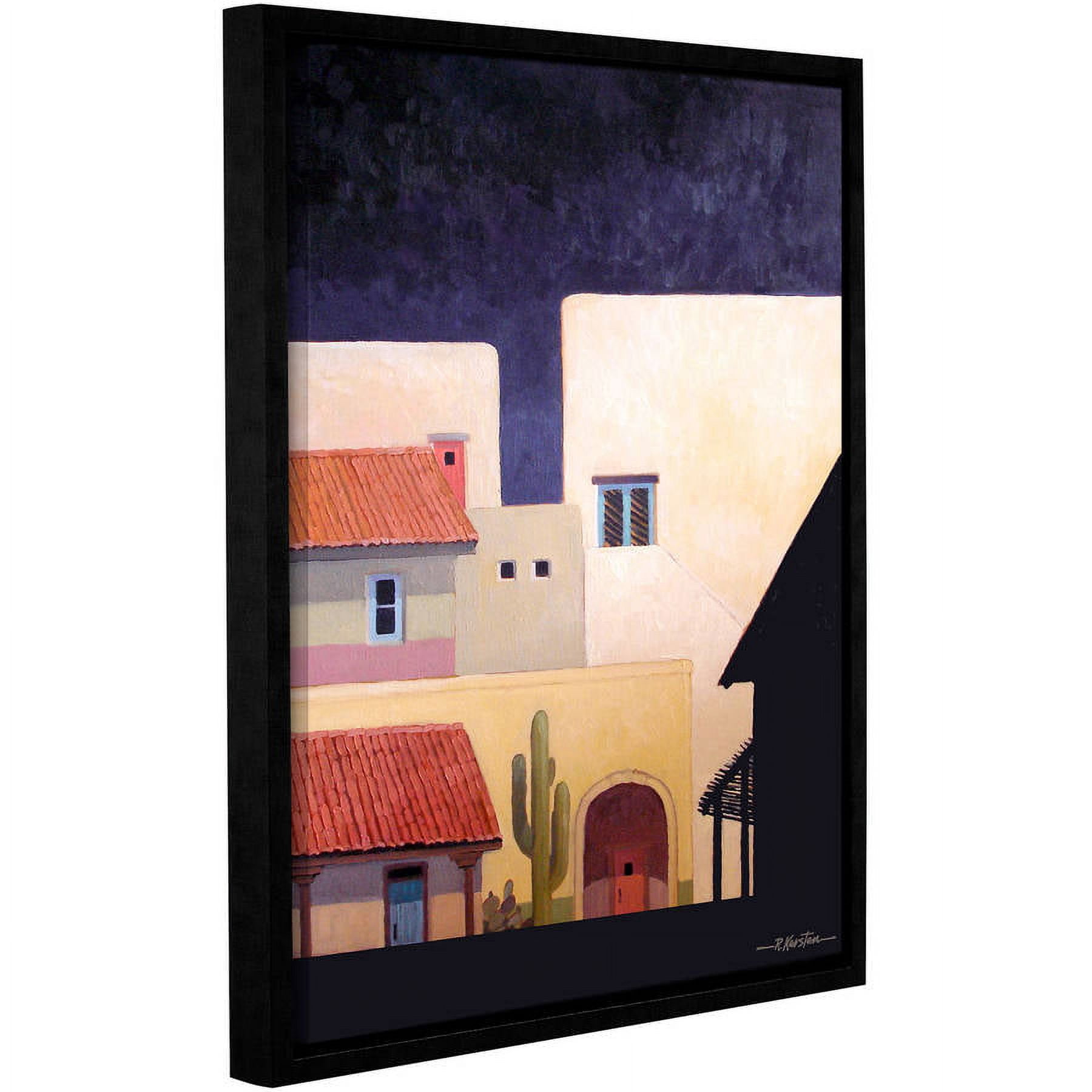 ArtWall Rick Kersten "Adobe Village Forms" Gallery-wrapped Floater-framed Canvas