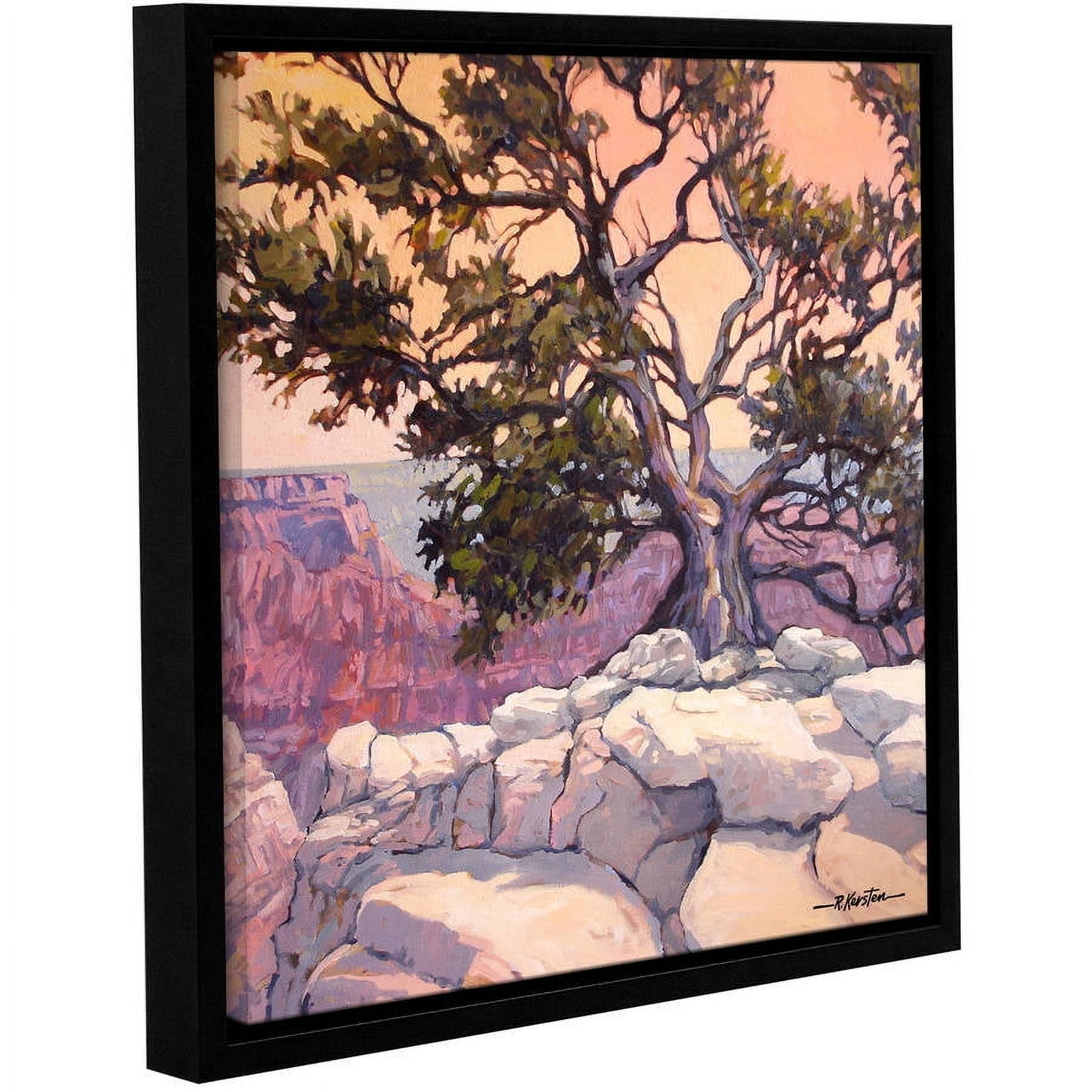 ArtWall Rick Kersten "North Rim Tree" Gallery-wrapped Floater-framed Canvas