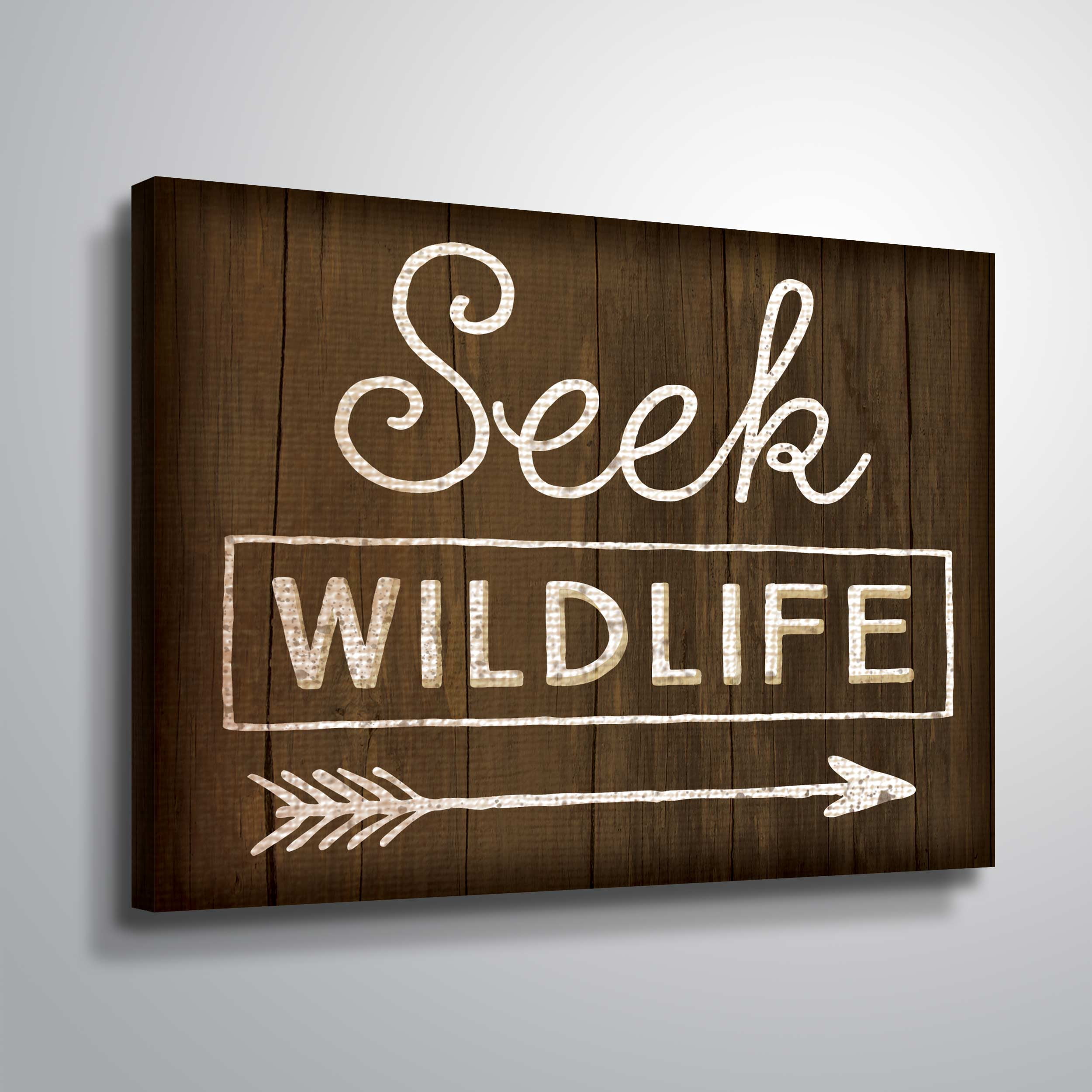 ArtWall Seek Wildlife, Gallery Wrapped Canvas by Jennifer Pugh