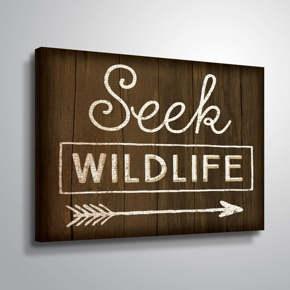 ArtWall Seek Wildlife, Gallery Wrapped Canvas by Jennifer Pugh