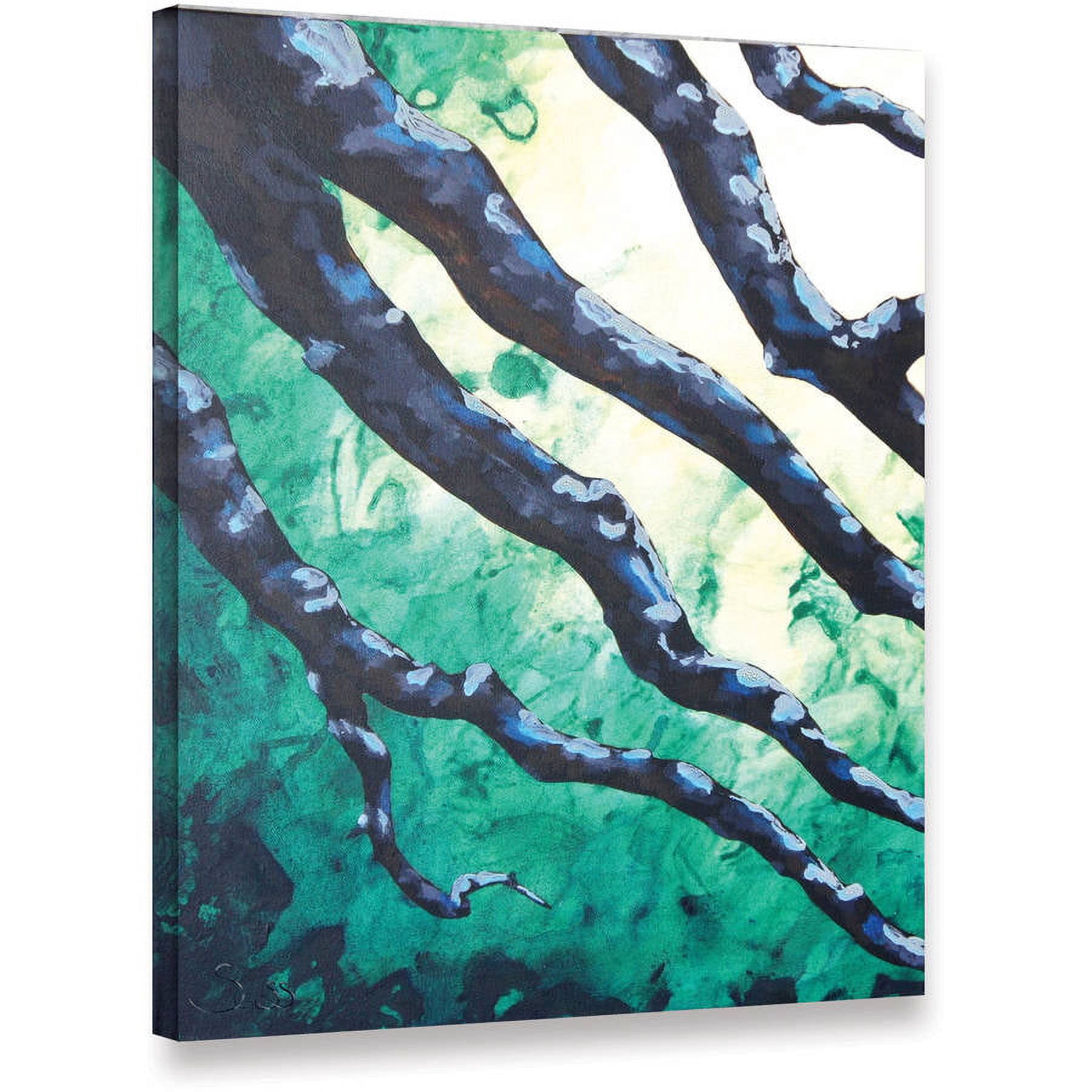 ArtWall Shiela Gosselin "Emerald" Gallery-Wrapped Canvas