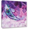thumbnail image 1 of ArtWall Shiela Gosselin "Purple Koi" Gallery-Wrapped Canvas, 1 of 1