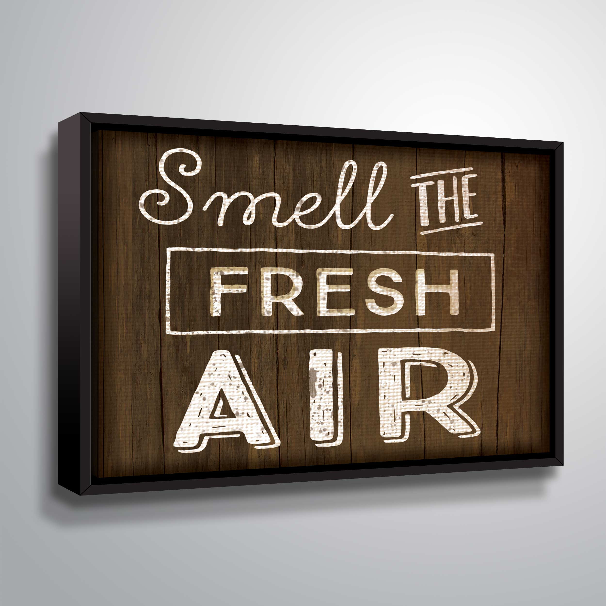 ArtWall Smell The Fresh Air, Gallery Wrapped Floater-framed Canvas by Jennifer Pugh