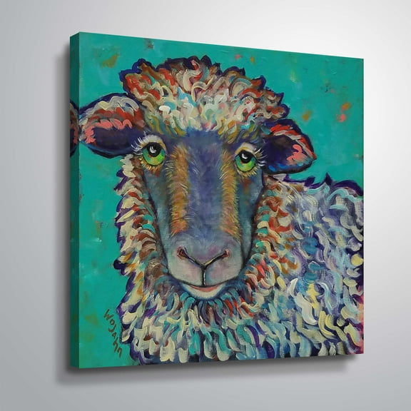 ArtWall Stare Master, Gallery Wrapped Canvas by Holly Wojahn