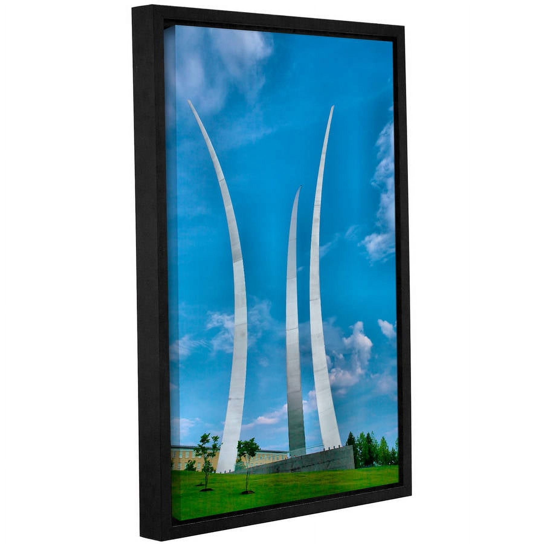 ArtWall Steve Ainsworth "Air Force Memorial" Gallery-Wrapped Floater-Framed Canvas