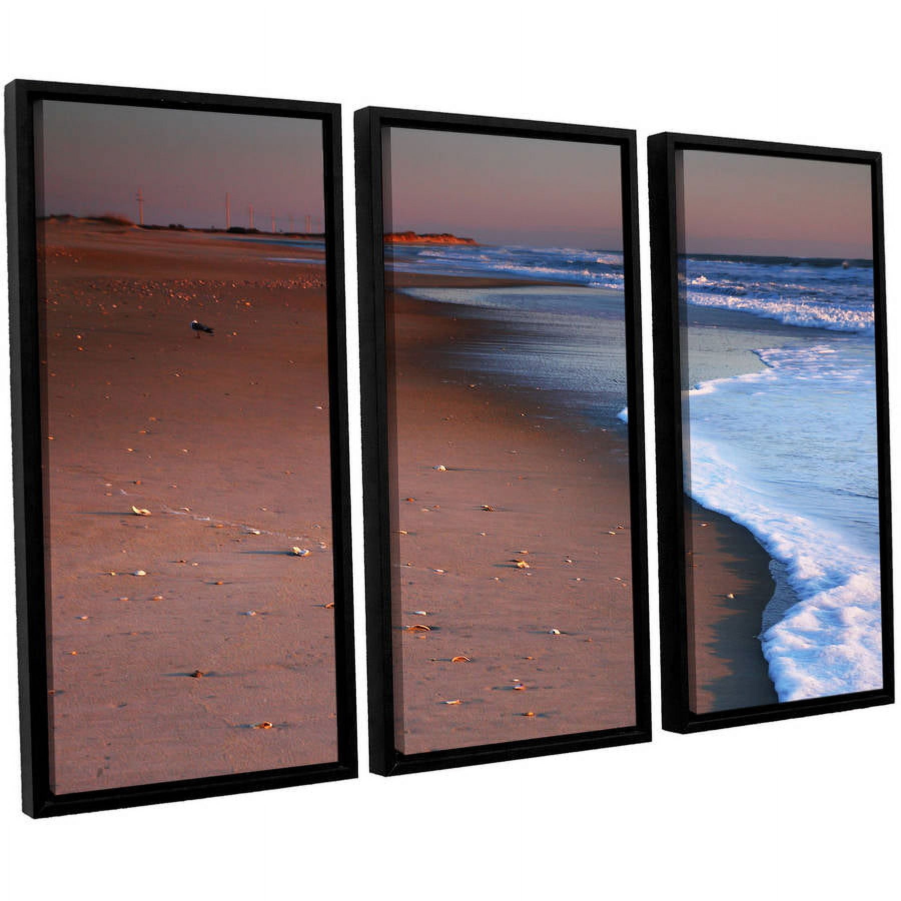 ArtWall Steve Ainsworth "Alone Not Lonely" 3-Piece Floater-framed Canvas Set