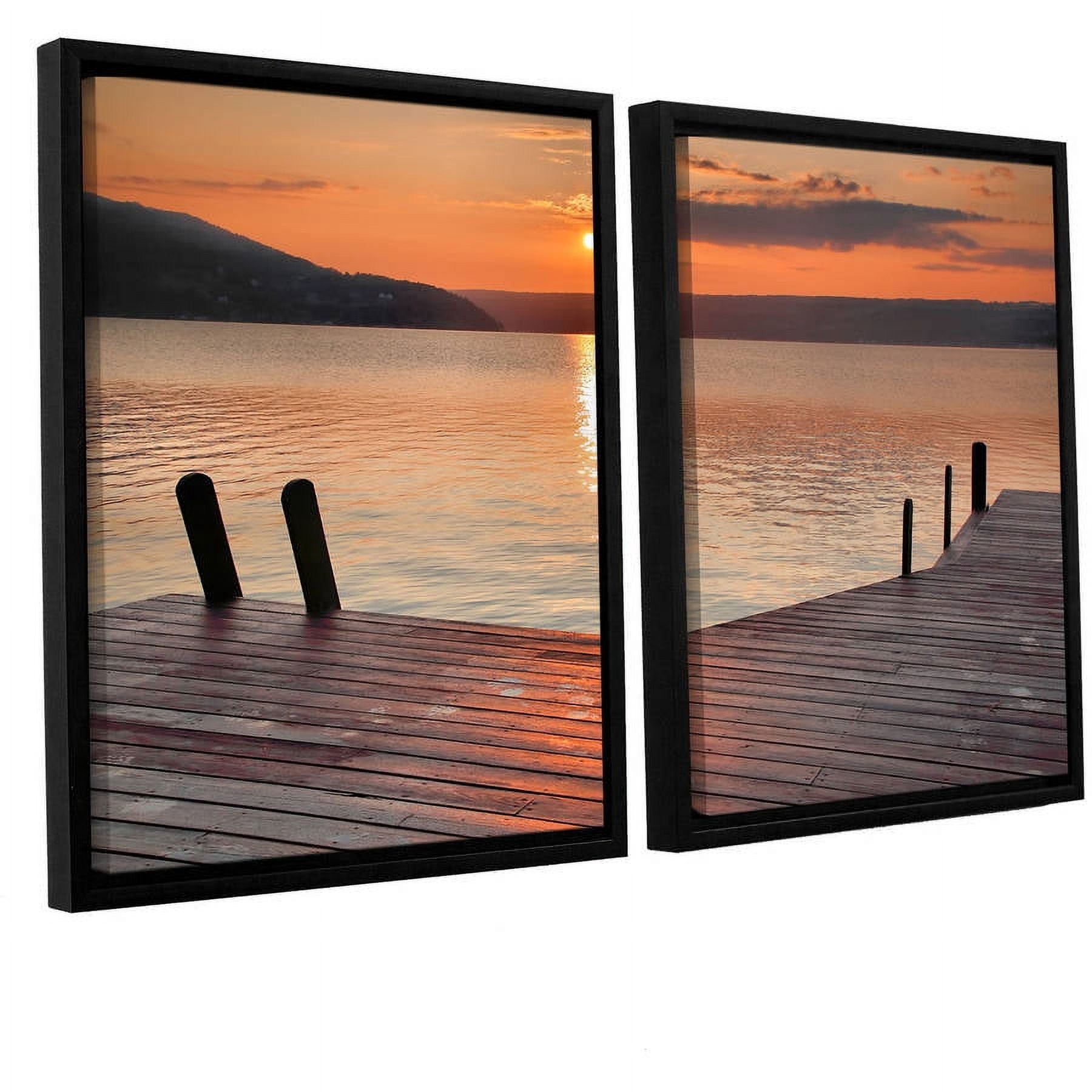 ArtWall Steve Ainsworth "Another Kekua Sunrise" 2-Piece Floater Framed Canvas Set