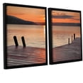 thumbnail image 1 of ArtWall Steve Ainsworth "Another Kekua Sunrise" 2-Piece Floater Framed Canvas Set, 1 of 2
