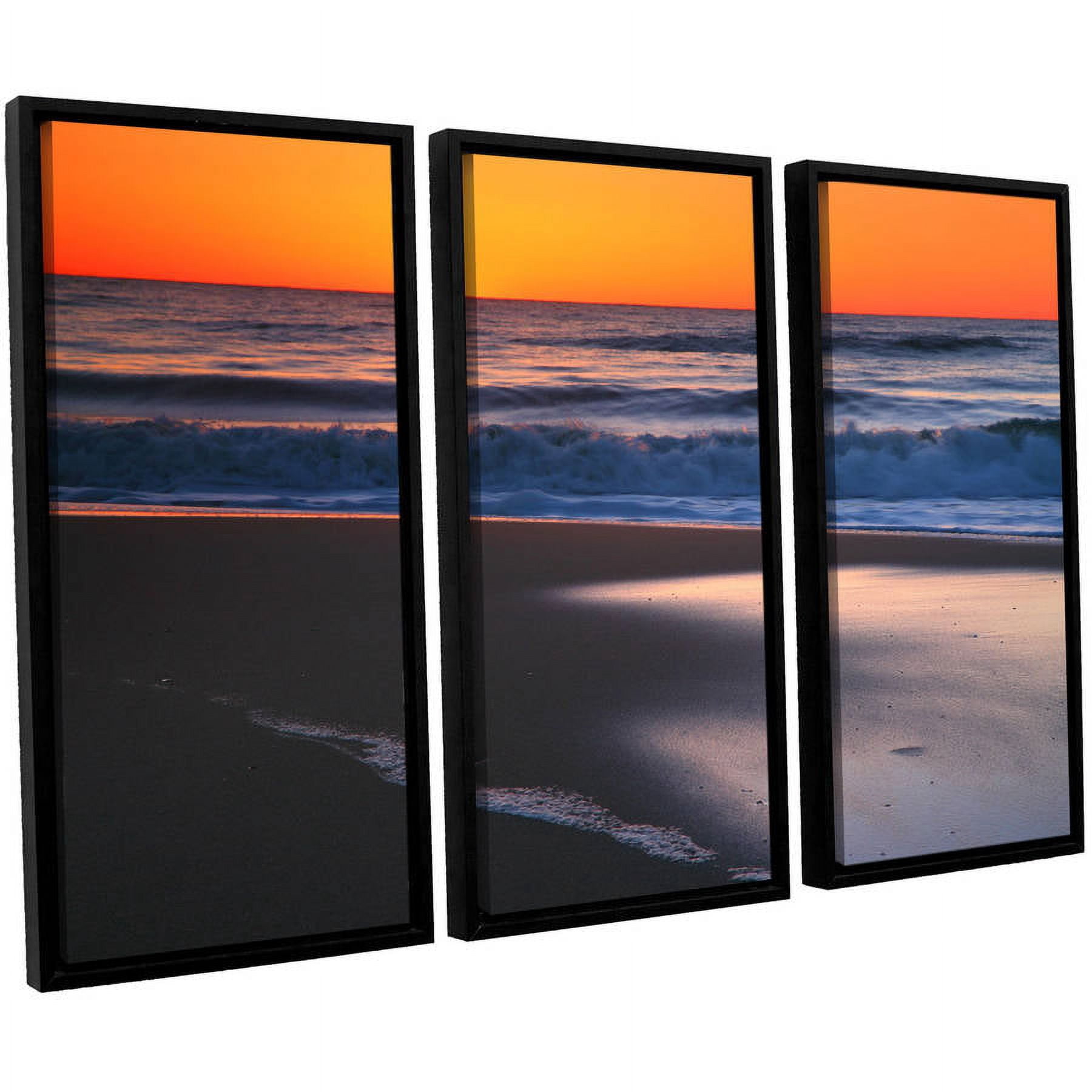 ArtWall Steve Ainsworth "As Dawn Approaches" 3-Piece Floater-framed Canvas Set