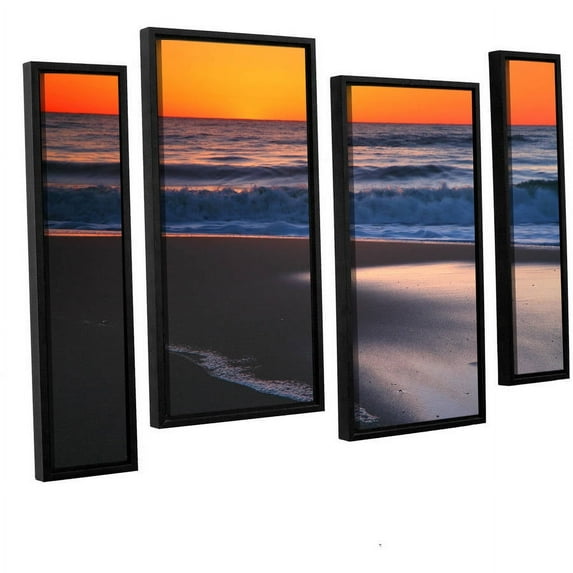 ArtWall Steve Ainsworth "As Dawn Approaches" 4-Piece Floater Framed Canvas Staggered Set