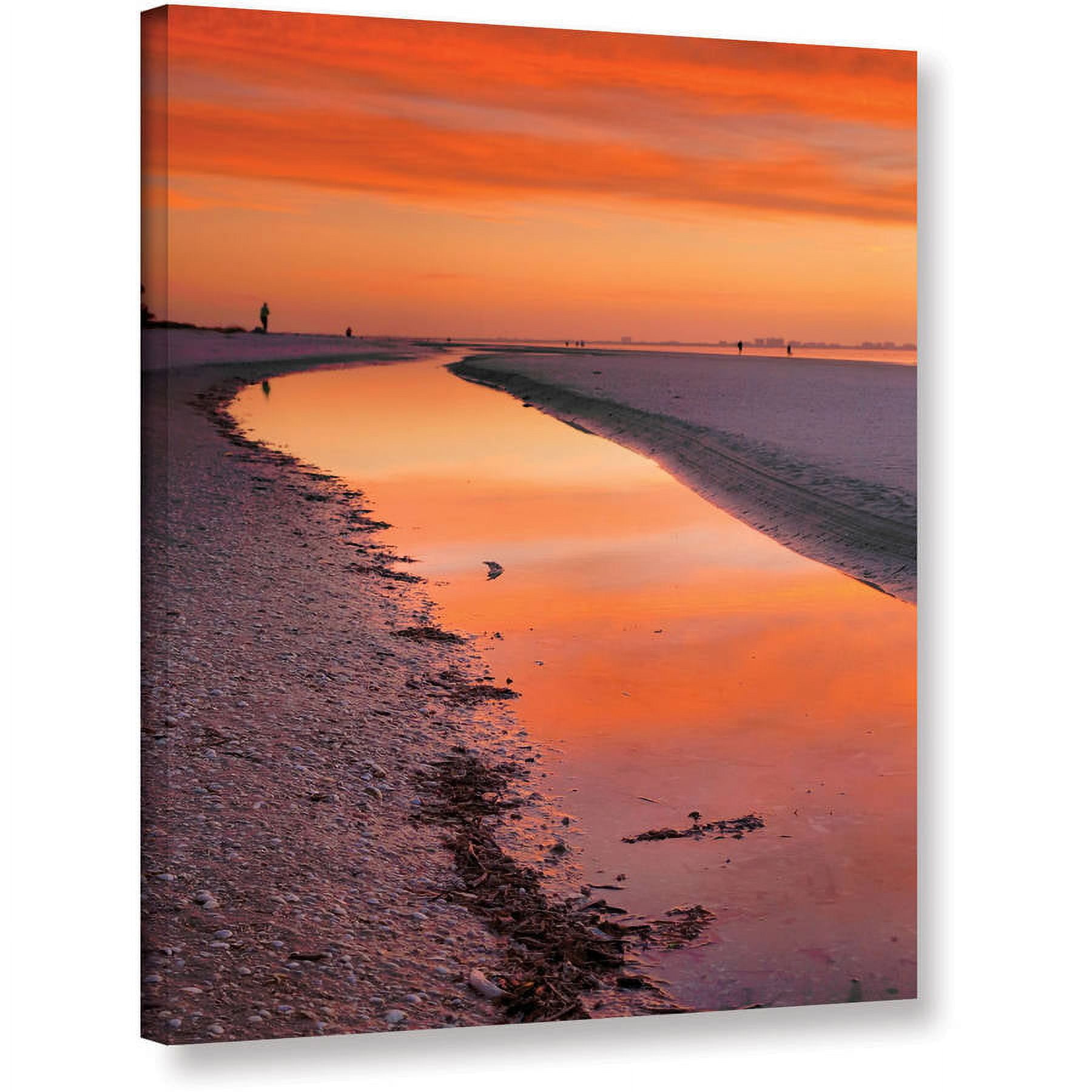 ArtWall Steve Ainsworth "Captiva Sunset" Gallery-wrapped Canvas