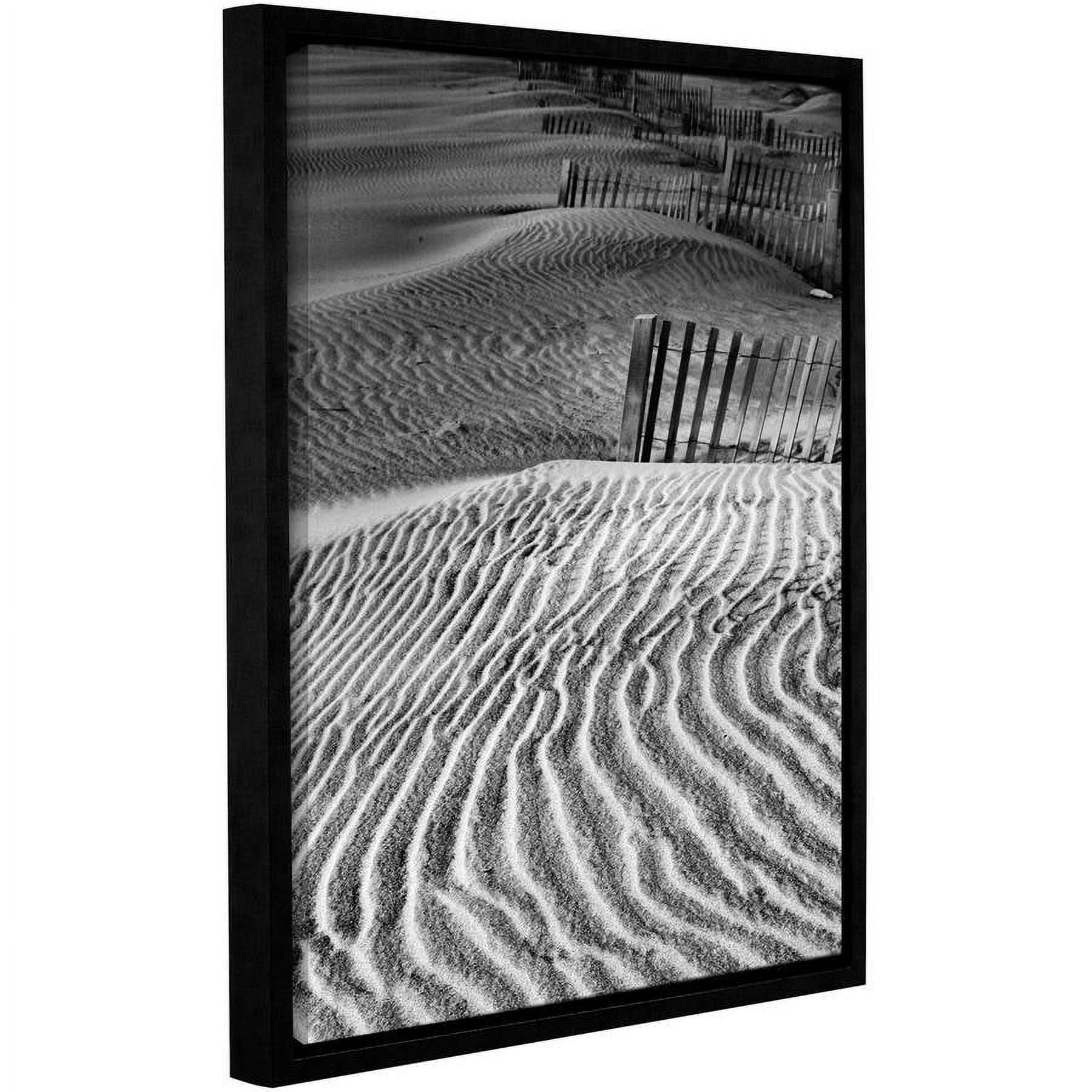 ArtWall Steve Ainsworth "Dune Patterns" Gallery-Wrapped Floater-Framed Canvas