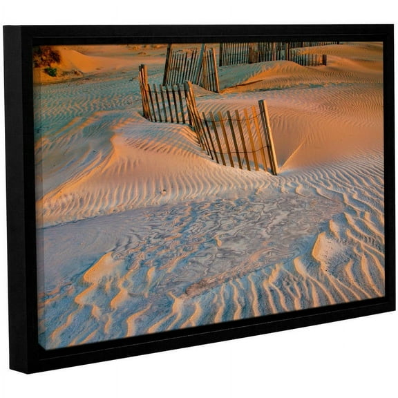 ArtWall Steve Ainsworth "Dune Patterns II" Gallery-Wrapped Floater-Framed Canvas