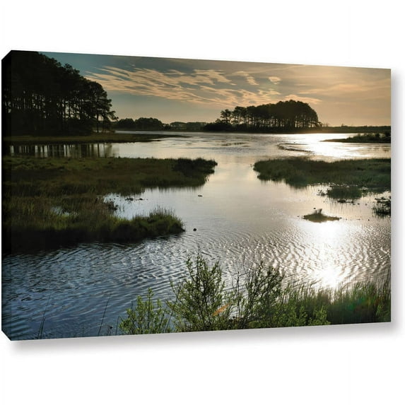 ArtWall Steve Ainsworth "Early Morning on Beach Drive II" Gallery-Wrapped Canvas