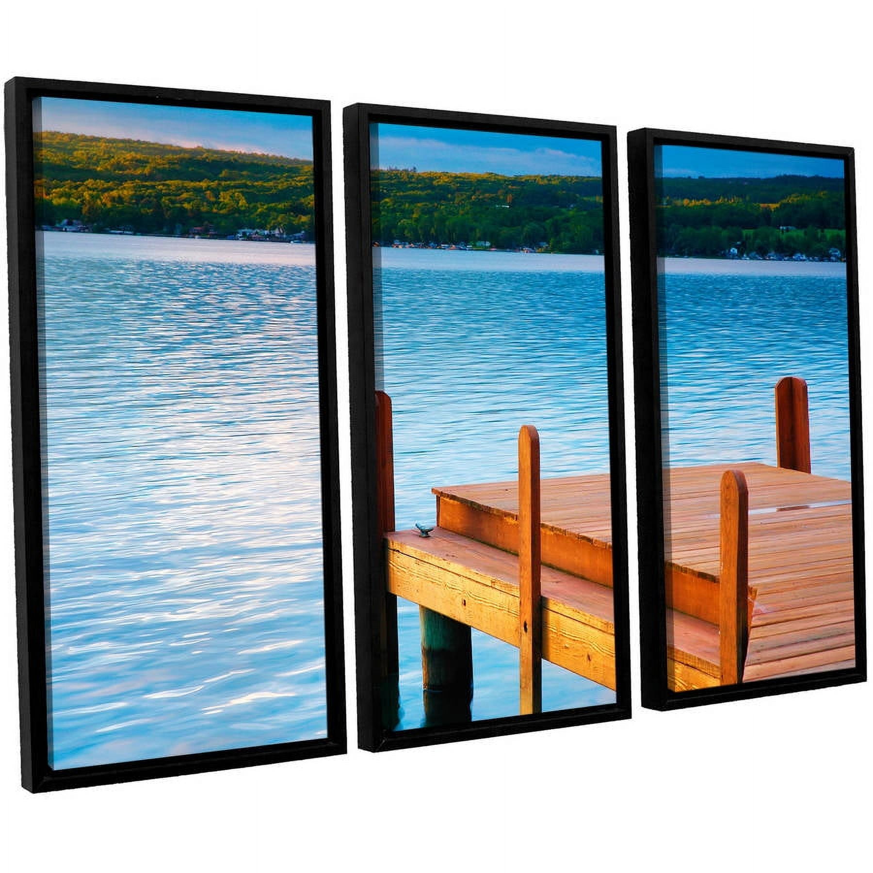 ArtWall Steve Ainsworth "End Of Summer" 3-Piece Floater-framed Canvas Set
