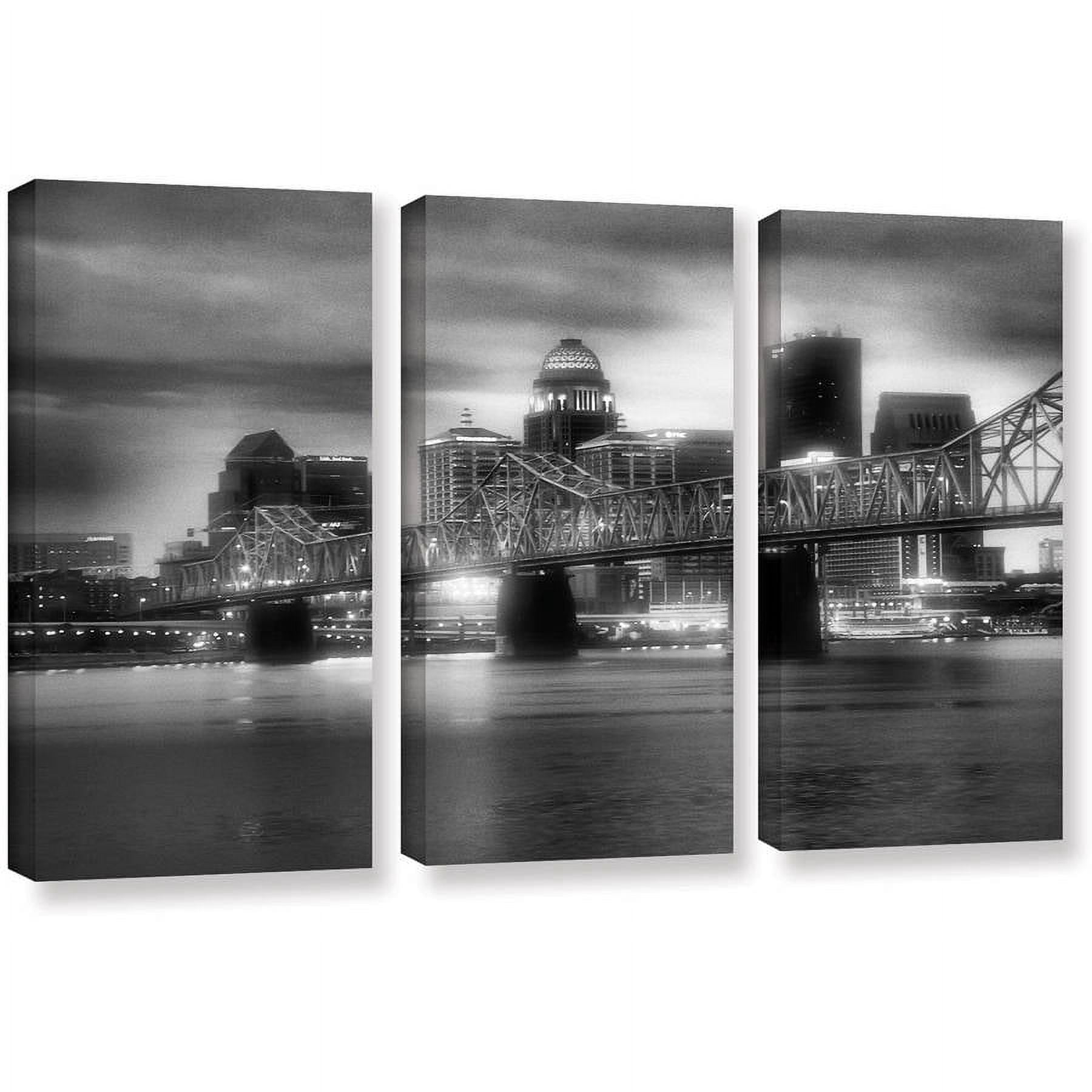 ArtWall Steve Ainsworth "Gritty City" 3-Piece Gallery-wrapped Canvas Set